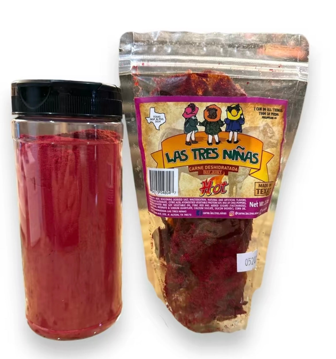 Mexican beef jerky carne Seca (Hot)