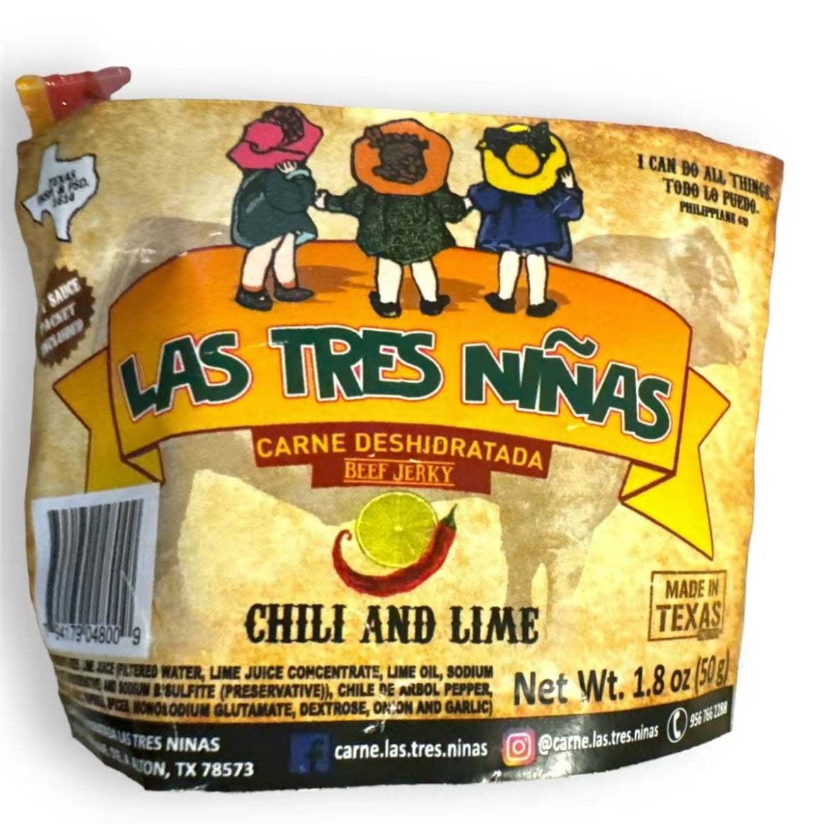 Mexican beef jerky Carne Seca (Chili & Lime)