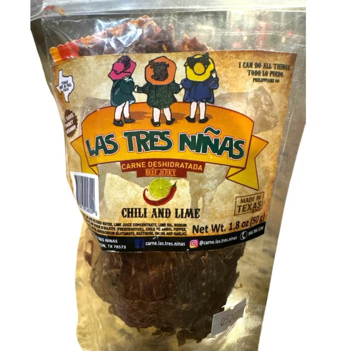 Mexican beef jerky Carne Seca (Chili & Lime)