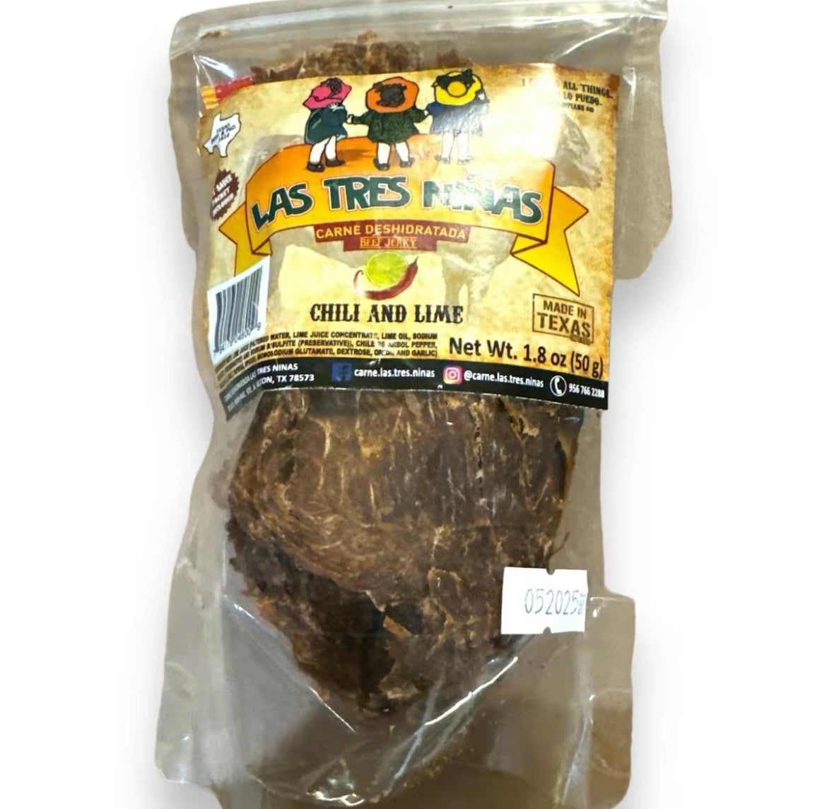 Mexican beef jerky Carne Seca (Chili & Lime)